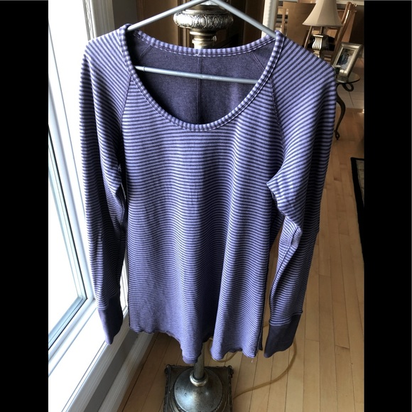 SOLD - Lululemon Open Your Heart Reversible Tee, 8